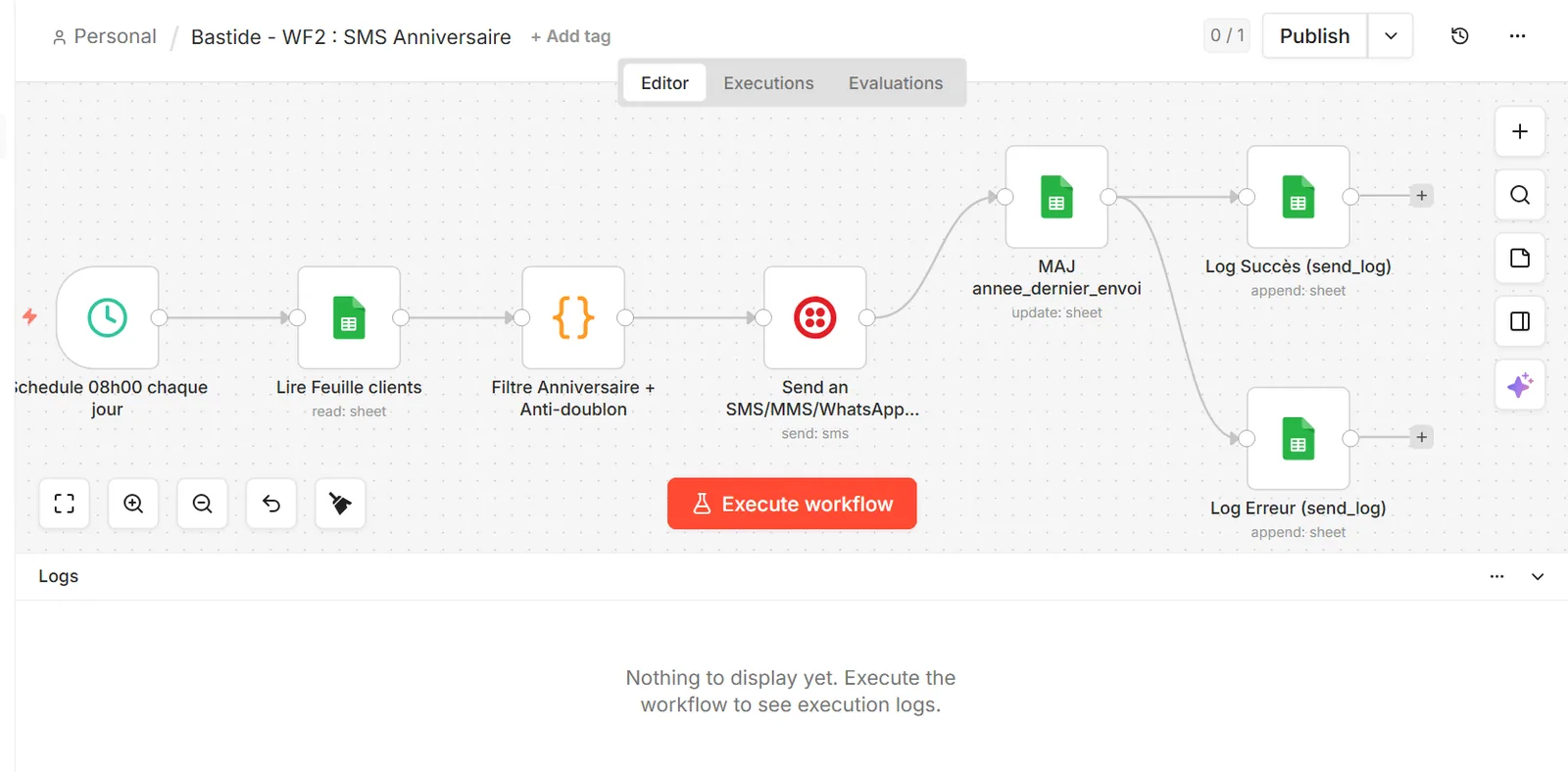Deduplication and daily recipient filtering detail